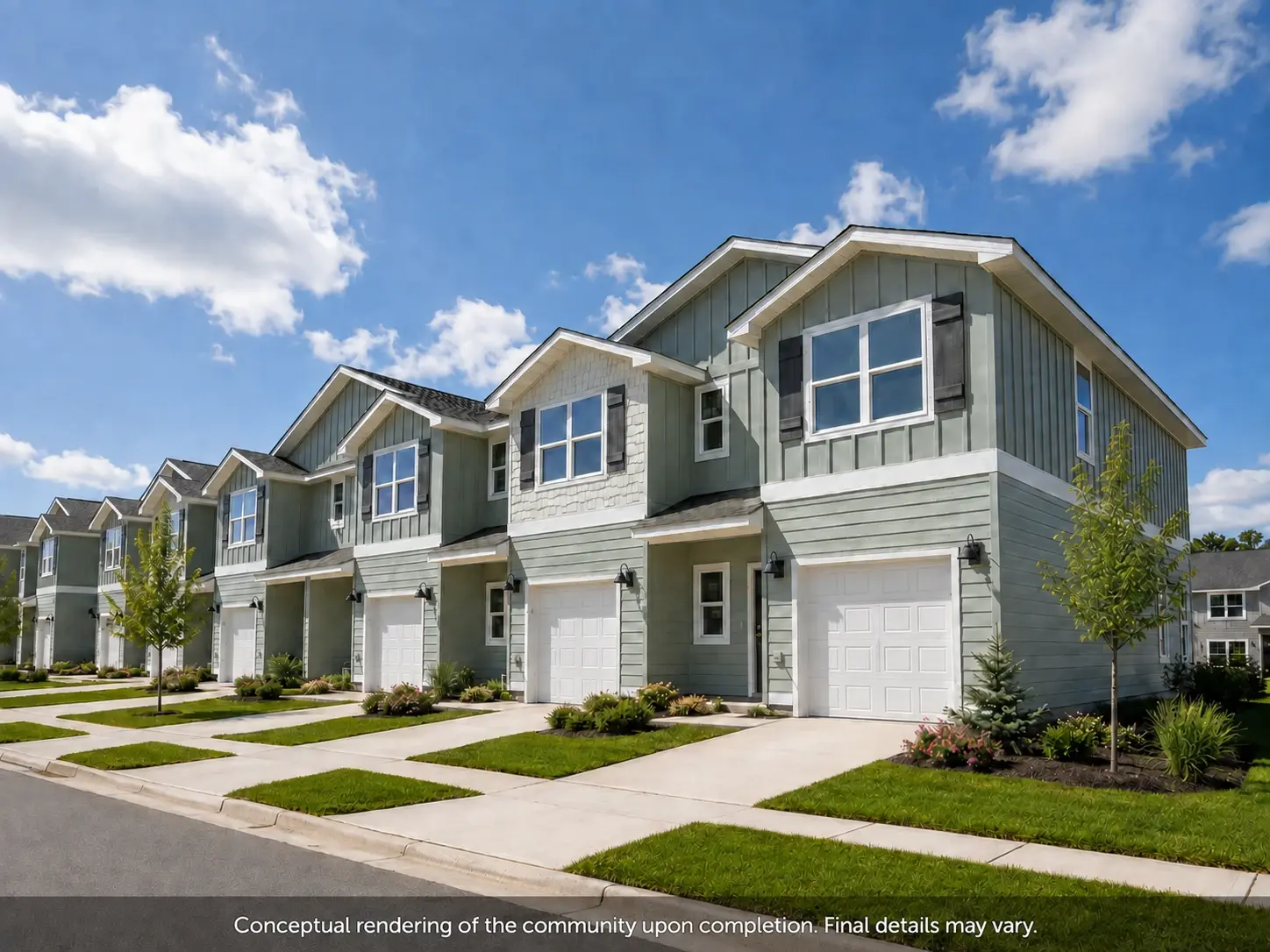 Serene Townhomes — Community Exterior